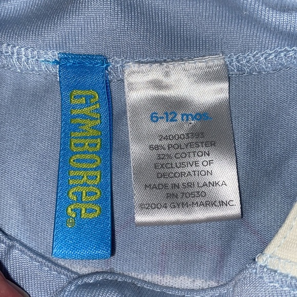 Vintage Gymboree pug baseball button down 6/12m - Picture 6 of 7